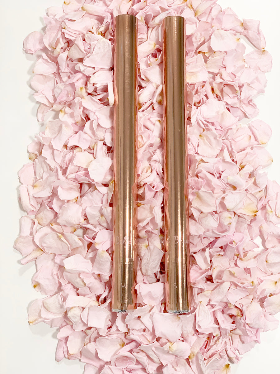 Real Rose Petal Cannons (Four) Belle & Beau Confetti Co.