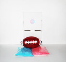 Gender Reveal Football - Pink & Blue - Belle and Beau Confetti Co.