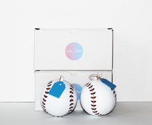 Gender Reveal Baseballs - Blue and Blue | Gender Reveal Canada | GenderRevealCannons.com